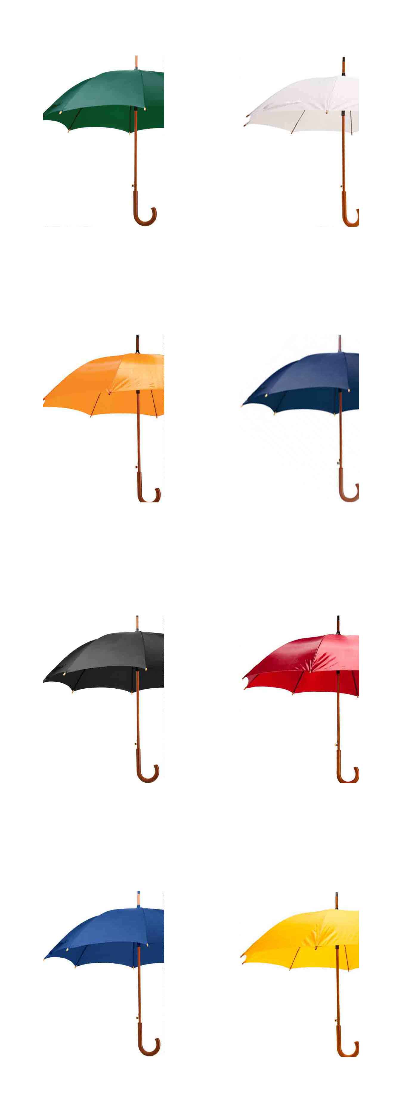 Цветные зонты-трости